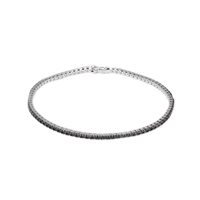 Bracciale Babila Milano in Oro bianco Diamante Black 0.70 Ct BBE3700KB195 - BBE3700KB195